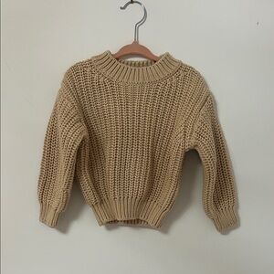 Quincy Mae Knit Sweater in Beige